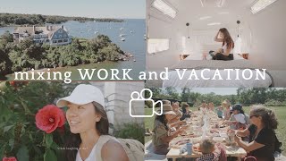 ⛵️ VLOG: Mixing Content Creation Work + Family Trip to Cape Cod | Video Marketing, Mompreneur