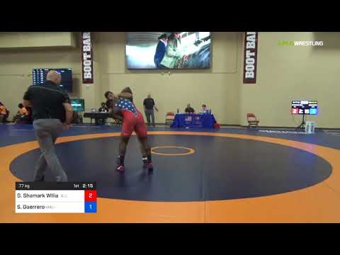 2018 Marine Corps US Open/Senior Men's Greco-Roman 77 Con 16 #2 - Derekston Shamark Wlliams (All )
