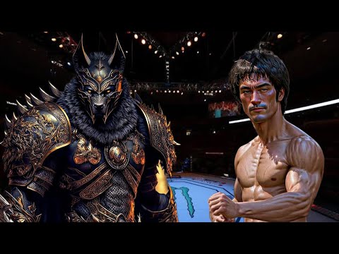 BRUCE LEE VS WOLF 😱🔥😰*SHOCKING WAR* (EA SPORTS UFC 4) UFC KNOCKOUTS | BRUCE LEE FIGHT | UFC 2023