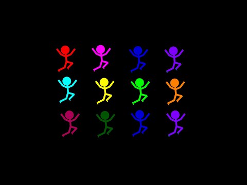 Algicosathlon RTTB Run Race With Shutter Crush ASMR | Algodoo Stickman Race