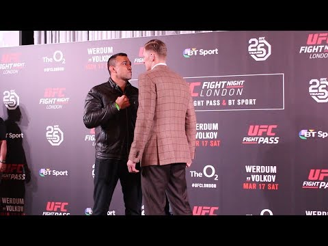 UFC London: Fabricio Werdum vs. Alexander Volkov Staredown - MMA Fighting