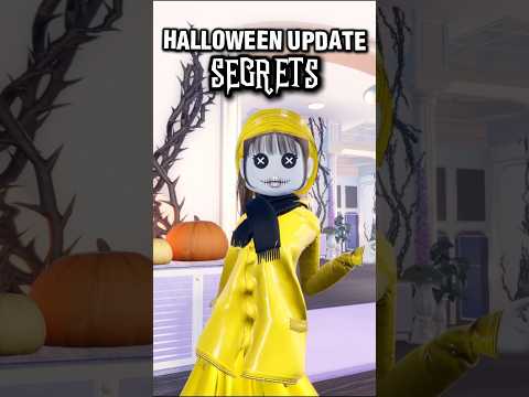 SECRETS YOU DIDN’T KNOW IN THE NEW “DRESS TO IMPRESS”HALLOWEEN UPDATE!👻#dresstoimpress #dti #roblox