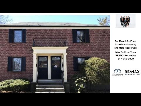 35 Pierce Rd, Watertown, MA Presented by Mike DelRose Team.