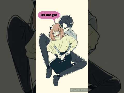 hug attack of anya  x Damian #shorts #spyxfamily