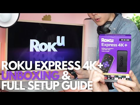 ROKU EXPRESS 4K UNBOXING & FULL SETUP GUIDE - All Steps | 4k Wireless Streaming Under $30