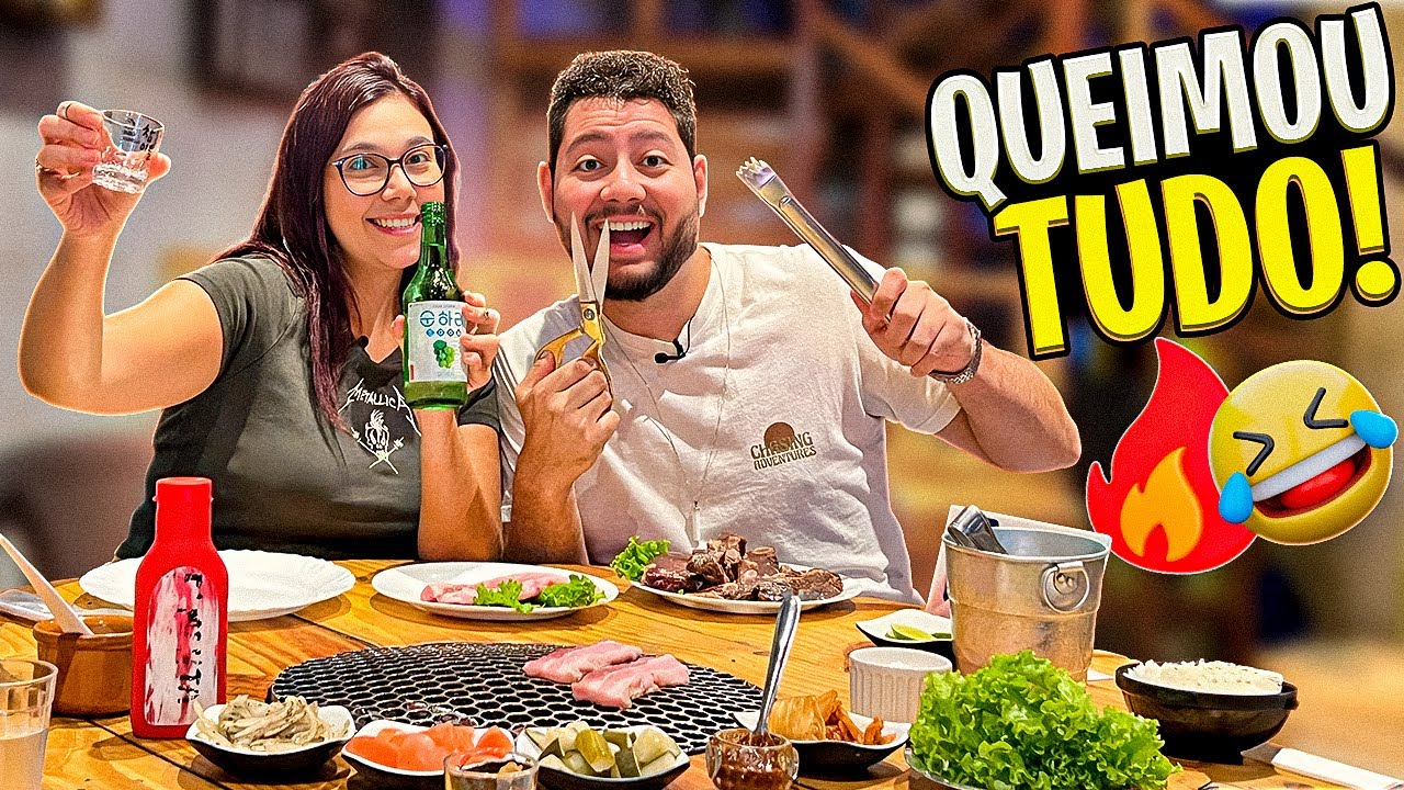 Churrasco COREANO em SP! 🍖🔥- Ogame no Bom Retiro