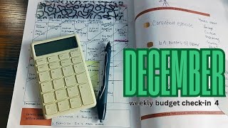 weekly budget check-in (Dec 21-27)
