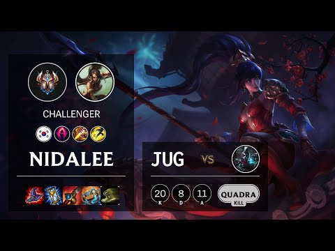 Nidalee Jungle vs Ekko - KR Challenger Patch 10.16