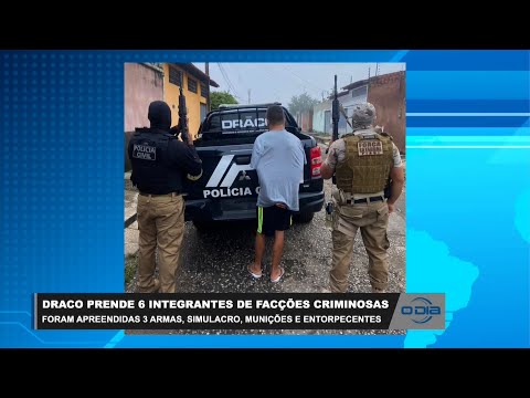 DRACO prende integrantes de facções, armas, simulacro, munições e entorpecentes 30 03 2023