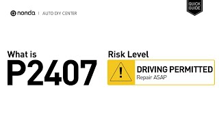 Meaning of OBD p2407