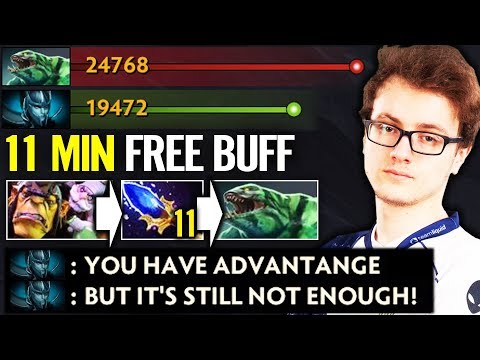 Hard Carry Tidehunter VS Miracle PA - What a GAME!! 9000 mmr Dota 2 gameplay