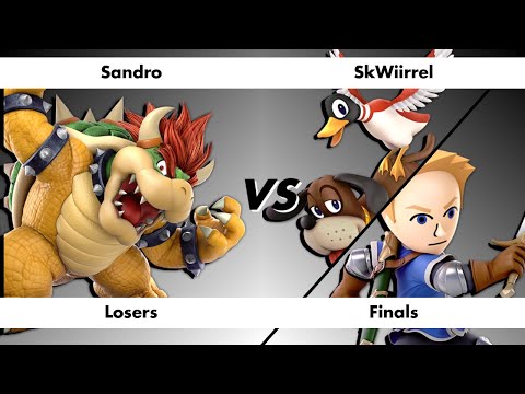 Smash @ Respawn #117 Losers Finals - Sandro (Bowser) vs.SkWiirrel (Duck Hunt Duo, Mii Swordfighter)