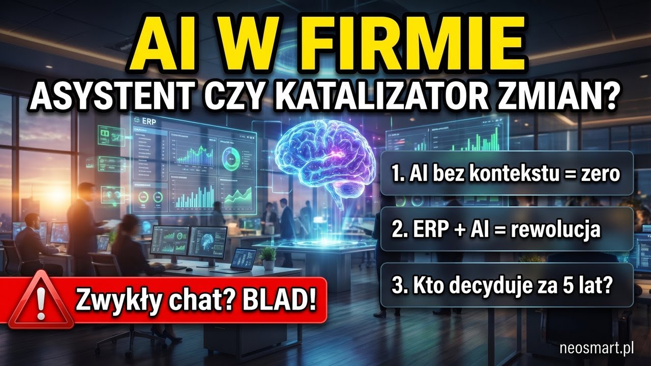 AI w firmie — asystent czy katalizator zmian