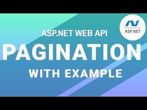 Generating Pagination using Web API with example For Beginners