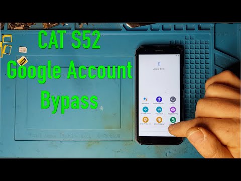 Cat S52 ,Google Account bypass ,without PC ,Android 10