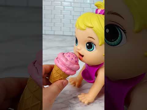 Satisfying with Unboxing & Review Miniature Ice Cream Set Toys Kitchen Video | ASMR Videos