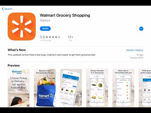 Part of a video titled Walmart Grocery App - YouTube