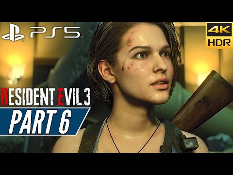 RESIDENT EVIL 3 REMAKE (PS5) Walkthrough Gameplay PART 6 [4K 60FPS HDR] - No Commentary