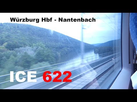 ICE 622 (ICE 3) Mitfahrt SFS Würzburg - Fulda über die Nantenbacher Kurve Richtung Aschaffenburg
