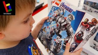 CLARK WANTS THE AVENGERS ENDGAME SETS! | LEGO Shopping at Target by brickitect