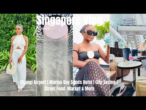 Signapore Vlog: Changi Airport || Marina Bay Sands I Night Cruise | Site Seeing & More