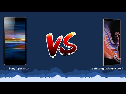 Sony Xperia L3 vs Samsung Galaxy Note 9   - Phone battle!