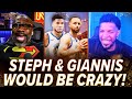 Unc Iso Joe DEBATE If Steph And Giannis Could Play TOGETHER In Golden State Nightcap