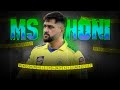 INDUSTRY BABY X MS DHONI STATUS Csk Status Video Raj Editing