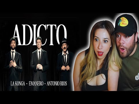 MEXICANOS REACCIONAN a ADICTO - EMANERO x LA KONGA x ANTONIO RIOS !!
