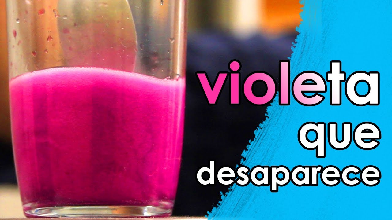 O violeta que desaparece (EXPERIÊNCIA de QUÍMICA)