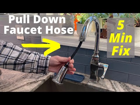 How To Replace a Kitchen Pull Down Faucet Hose (Pfister - Moen)