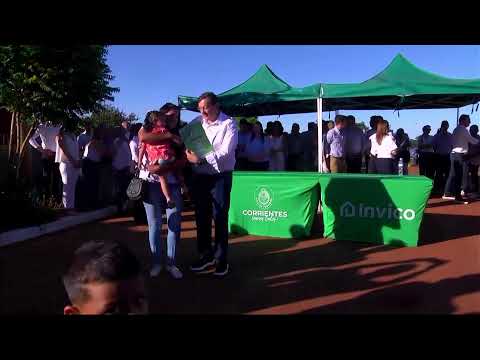 Entrega de 20 Viviendas E.P.A.M en Colonia Liebig.