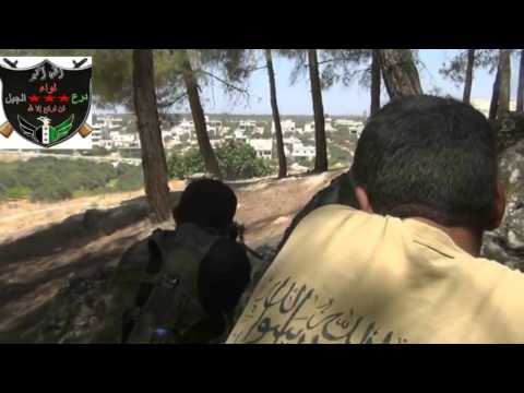 اشتباكات بين عناصر لواء درع الجبل وقوات النظام في محافظة إدلب