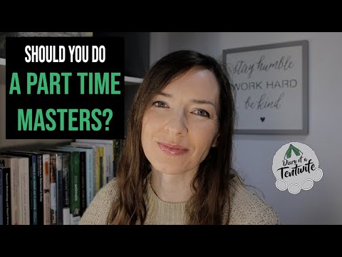 Should you do a part time Masters?
