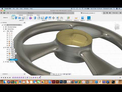 Fusion 360 - Freeform modelling introduction