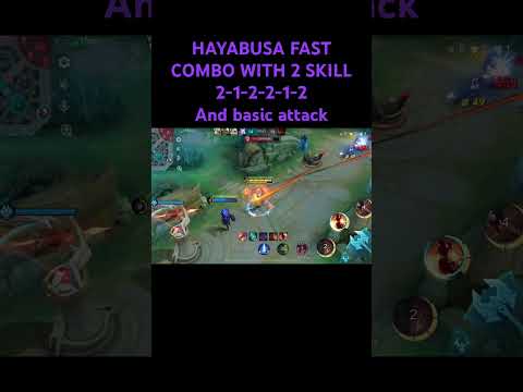 HAYABUSA FAST COMBO WITH SECOND SKILL #mobilelegends #mlbb #hayabusa #combo