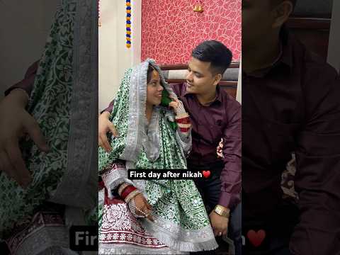 Alhamdulillah after nikah ♥️🫶 #before #after #nikah #muslim #wedding #marriage #ytshorts #yt