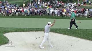 Jason Day's masterful bunker hole-out for birdie at the Memorial