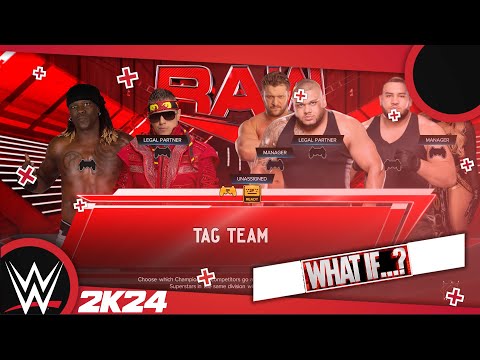WWE #raw 30.09.24 (WHAT IF?) - Awesome Truth VS AOP