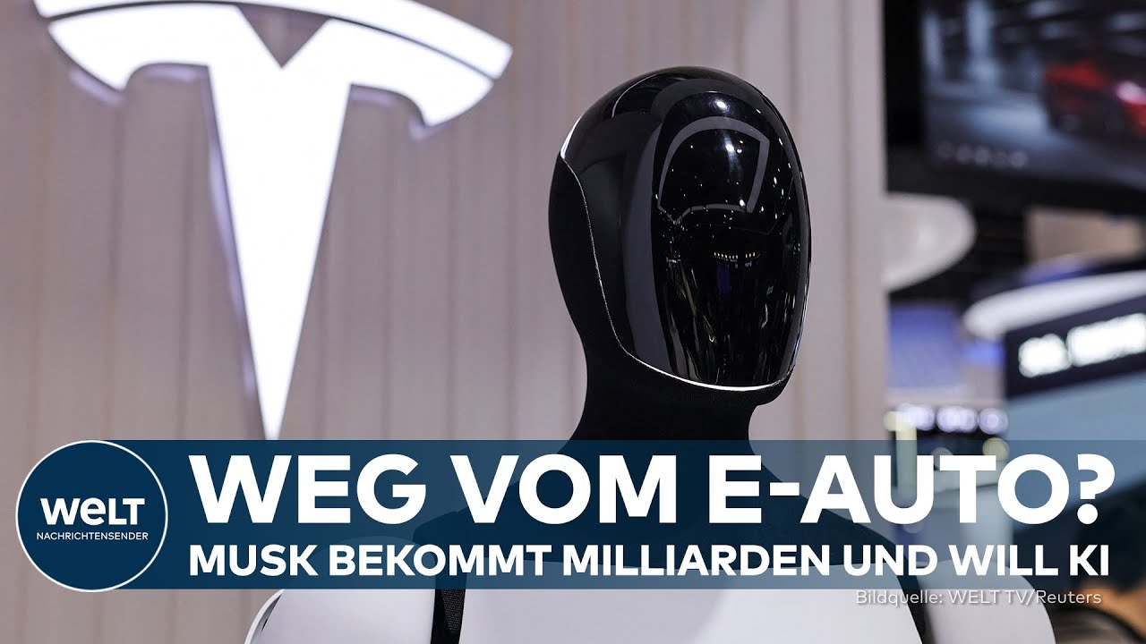 VOM AUTO ZUM ANDROID: Elon Musk will Tesla zum KI- und Robotik-Konzern umbauen