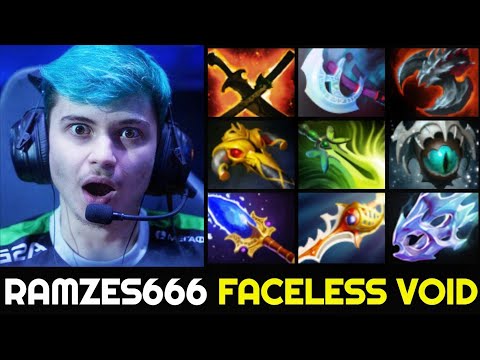 RAMZES666 Faceless Void Full Slotted Carry with Scepter & Divine Rapier 7.27 Dota 2