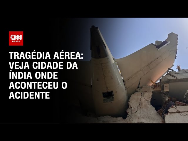 Acidente aéreo na Índia: Veja onde aconteceu o acidente | CNN 360º