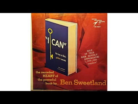 Vintage LP "I CAN" by Dr Ben Sweetland on Success Motivational Institute, Inc (SMI) of Waco, Texas.