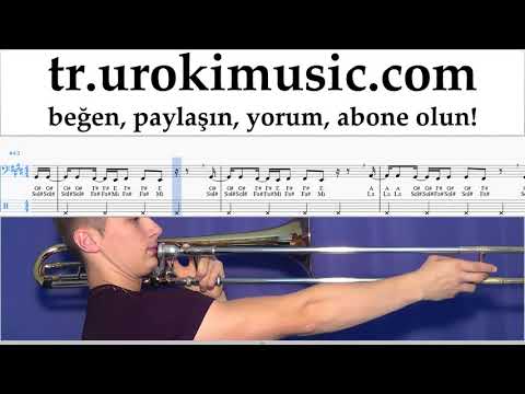 Trombon dersleri Luis Fonsi, Stefflon Don - Calypso Notalar Eğitim um-ih723