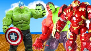 Download lagu Hulkbuster Vs Hulk Avengers Superhero Top 10 Action Scene Figure Stopmotion #lollipop mp3