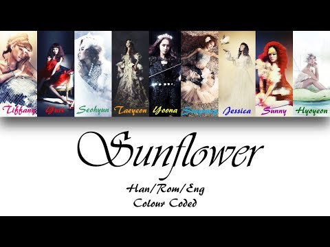 Girls' Generation (소녀시대) Sunflower (제자리걸음) Lyrics (Han/Rom/Eng) Colour Coded