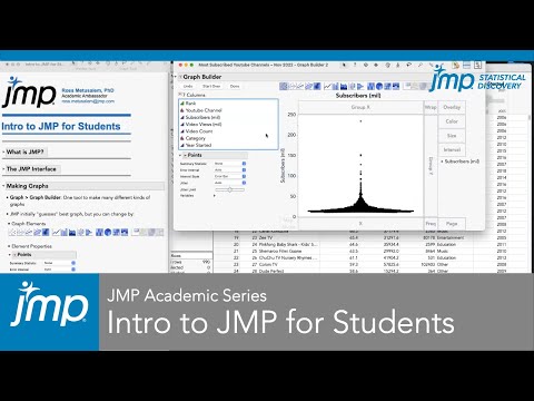 JMP Academic: Intro to JMP for Students