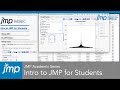 JMP Academic: Intro to JMP for Students