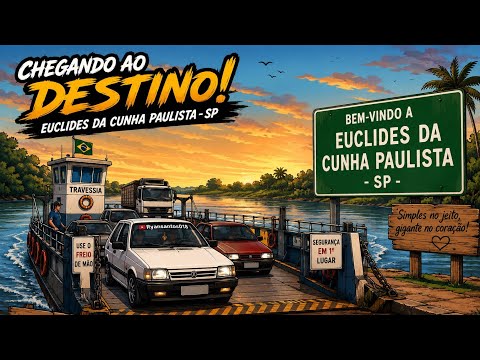 Balsa  chegando a destino Euclides da Cunha Paulista ⛴️ 