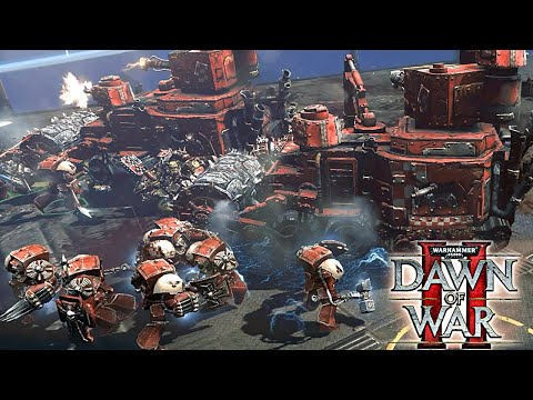 Assault Terminators vs Orks and Heavy Tanks! - Astartes Mod | WH40K: Dawn of War 2: Retribution